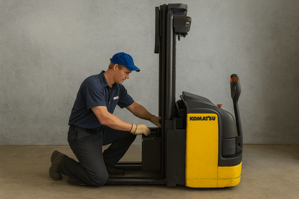 Ремонт и техническое обслуживание штабелеров Komatsu