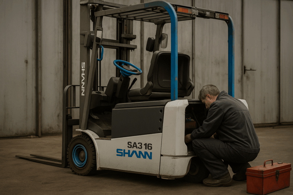 Ремонт и техническое обслуживание электропогрузчиков SHANN