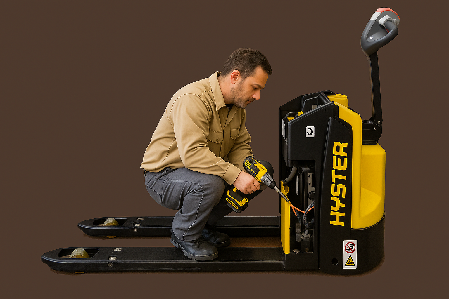 Ремонт и техническое обслуживание электротележек Hyster