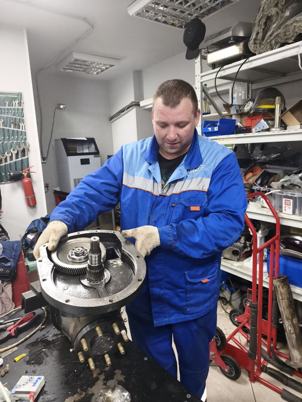 Ремонт редуктора ричтрака: переборка, замена подшипников и устранение посторонних звуков