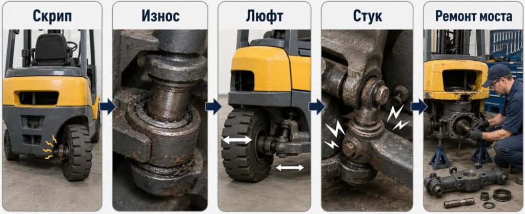 к чему приводит скрип в погрузчике